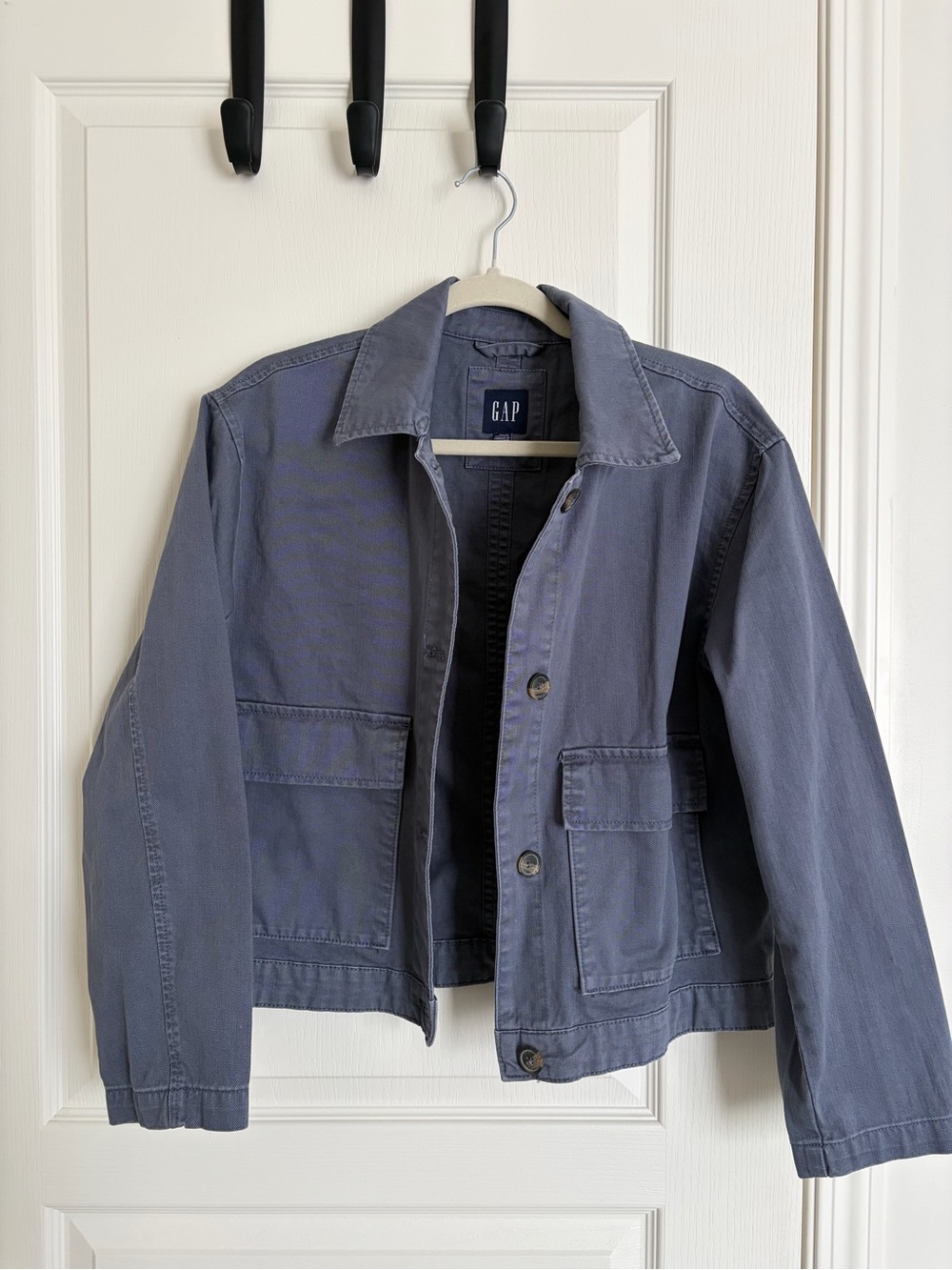 GAP Utility Jacket | Slate Blue | Lightweight Cotton | NWOT